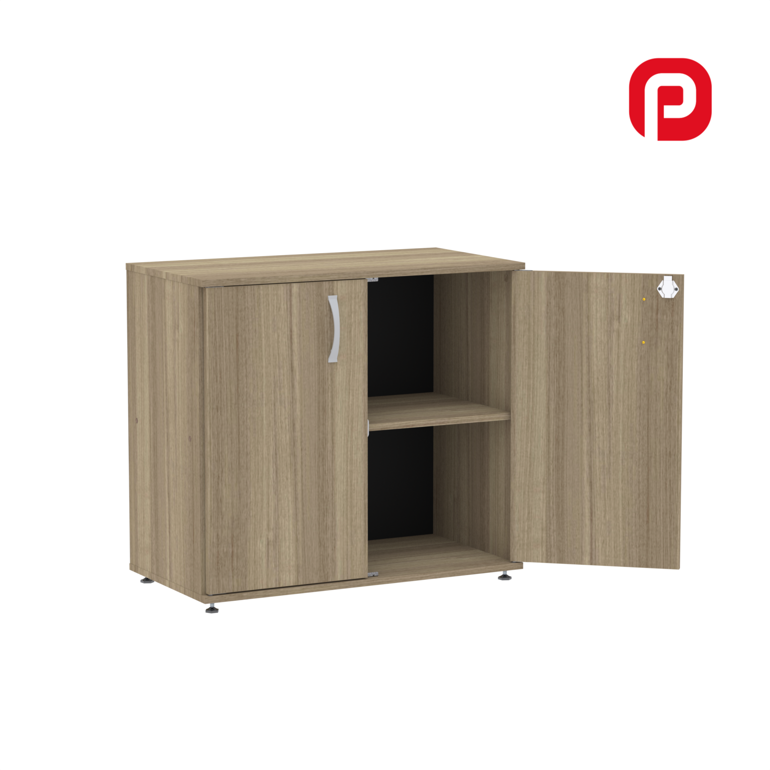 20540 - ARMARIO BAIXO 02 PORTAS PIVOTANTE AB700MX-32 | Pandin